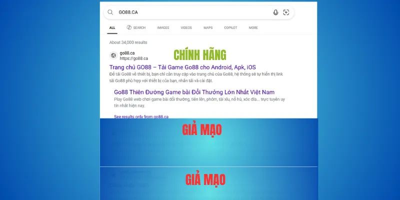 Bước 1: Vào go88.com – kiểm tra và đăng ký